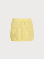Yellow Starfish Crochet Cover Up Skirt - Image 7