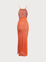 Orange Cover-up Dress - Image 7