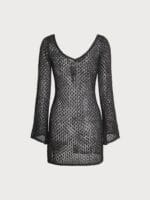 Black Crochet Cover-up - Image 6