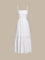 Cotton Backless Halter Beach Dress - Image 6