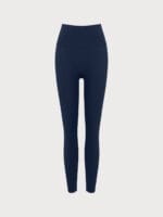 Navy Cut Out Leggings 24" - Image 9