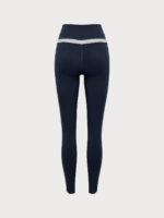 Navy High Waisted Pockets Leggings 26" - Image 9