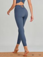 Blue Cut Out Leggings 24"