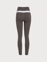 Dark Coffee High Waisted Pockets Leggings 26" - Image 8