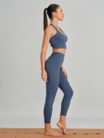 Blue Cut Out Leggings 24" - Image 6