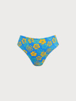 Floral Mid Cut Leg Plus Size Bikini Bottom - Image 5