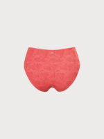 Red Jacquard Plus Size Bikini Bottom - Image 8