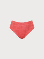 Red Jacquard Plus Size Bikini Bottom - Image 7