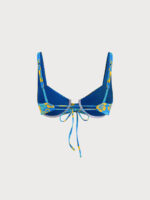 Floral Ruched Underwire Plus Size Bikini Top - Image 6