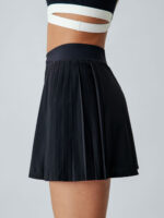 Black Pleated Tennis Skirt - Image 3