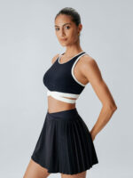 Black Pleated Tennis Skirt - Image 4