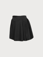 Black Pleated Tennis Skirt - Image 7
