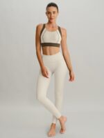 Ivory Contrast I-back Sports Bra - Light Support