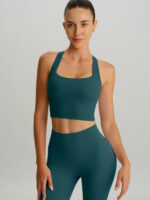 Blue Spruce Twist X-Cross Sports Bra - Light Support - Image 3