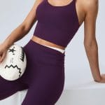 Purple Halter Sports Bra - Light Support
