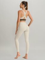 Ivory Contrast I-back Sports Bra - Light Support - Image 2