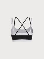Black Contrast Bralette Sports Bra - Image 9