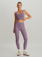 Purple Twist X-Cross Sports Bra - Light Support - Image 4