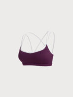 Purple X Cross Sports Bra - Light Support - Image 7