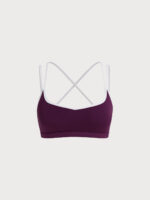 Purple X Cross Sports Bra - Light Support - Image 6