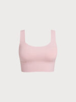 Light Pink Twist X-Cross Sports Bra - Light Support - Image 6