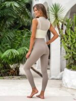 Apricot High Waisted Leggings 23" - Image 9
