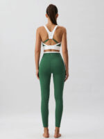 Green Natural V-Waisted Leggings 25" - Image 5