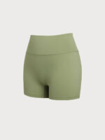 Green Cut Out Shorts 3" - Image 6