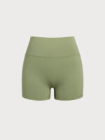Green Cut Out Shorts 3" - Image 5
