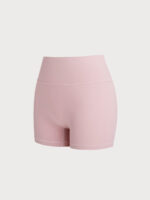 Pink Cut Out Shorts 3" - Image 7