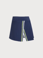 Blue Side Slit A-line Sports Skirt - Image 7
