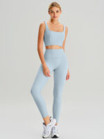 Light Blue Cutout Tank Top - Image 5