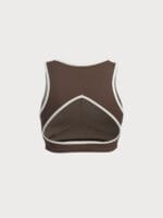 Coffee Round Neck Line Tank Top - Image 8