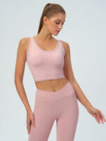 Pink Twist Back Tank Top - Image 2