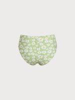 Grass Green Floral Print Surfing Bottom - Image 2