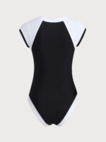 Contrast One-Piece Short Sleeve Wetsuit - Image 6