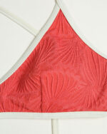 Red Jacquard X Cross Surf Top - Image 6