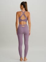 Purple Cut Out Leggings 24" - Image 4