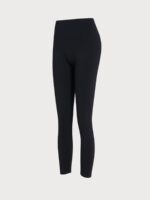 Black High Waisted Leggings 24" - Image 9