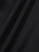 Black Contrast U Neck Sports Bra - Light Support - Image 14