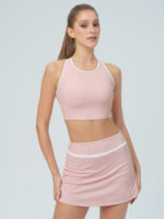 Pink I-back Cutout Tank Top - Image 3