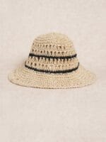 Beige Crochet Bucket Hat - Image 4