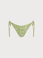 Light Green Textured Tie Bikini Bottom - Image 9