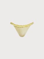 Yellow Ruffled Bikini Bottom - Image 7