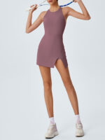 Purple X-Back Tennis Dress - Image 3