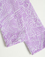 Purple Long Sleeves Textured Crop Surf Top - Image 5