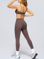 Coffee Butt Lifting High Waisted Leggings 26" - Image 5