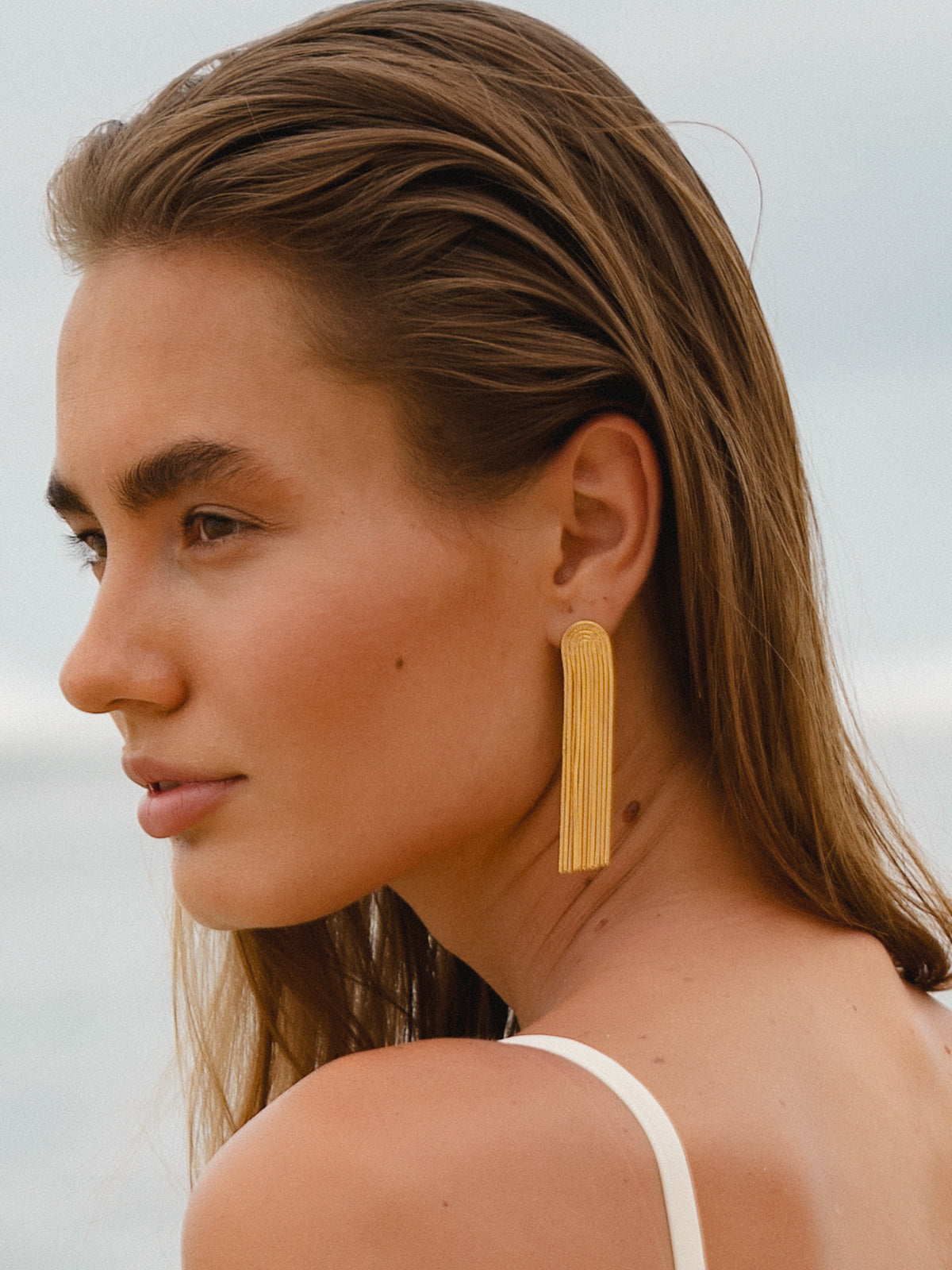women_s-stainless-steel-earrings-sustainable-earrings-yvnwee Elegant Golden Tassel Earrings - Image 1