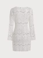 White Lace Cotton Cover-up - Image 7