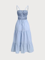 Light Blue Midi Beach Dress - Image 7